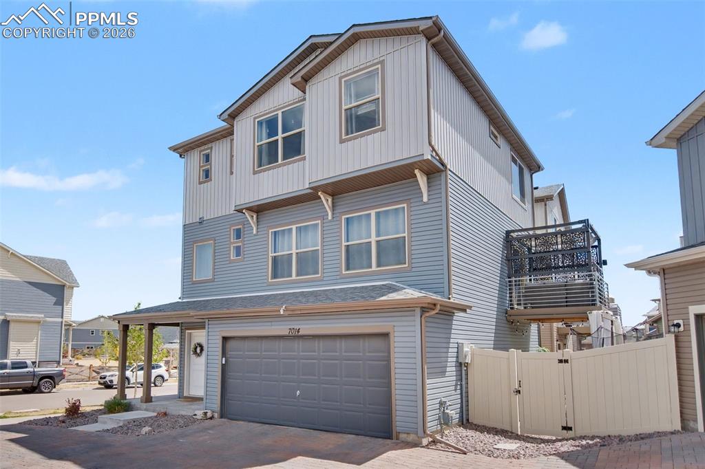 Caption: Beautiful 3 Story - Front of Home