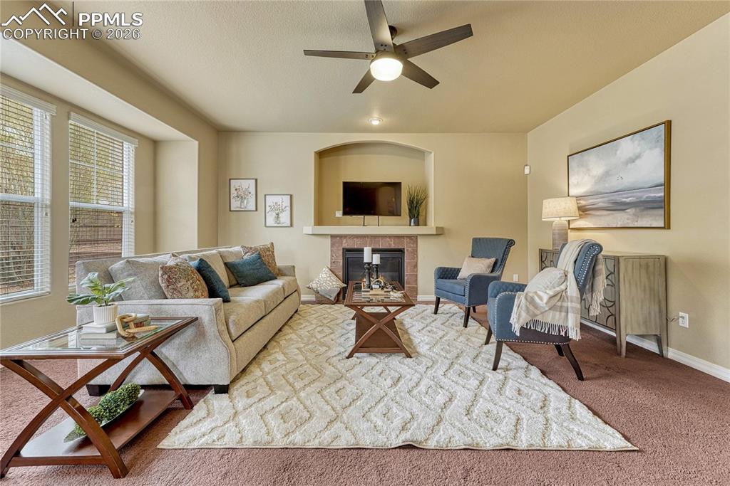 Image 15 of 50: Premium finishes like the stone countertops, streamline gas cooktop and a b