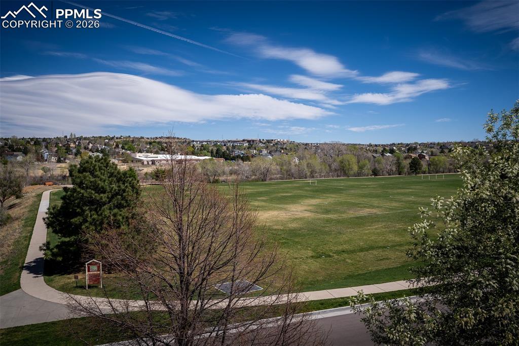 Image 42 of 50: Another view of Cottonwood Park from the upper deck.