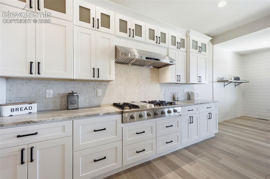 Image 11 of 50: multi burner and grill gas stove with vent