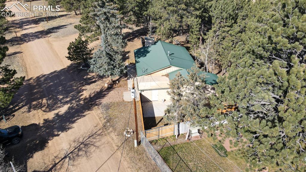 Image 5 of 43: Aerial view of property and surrounding area