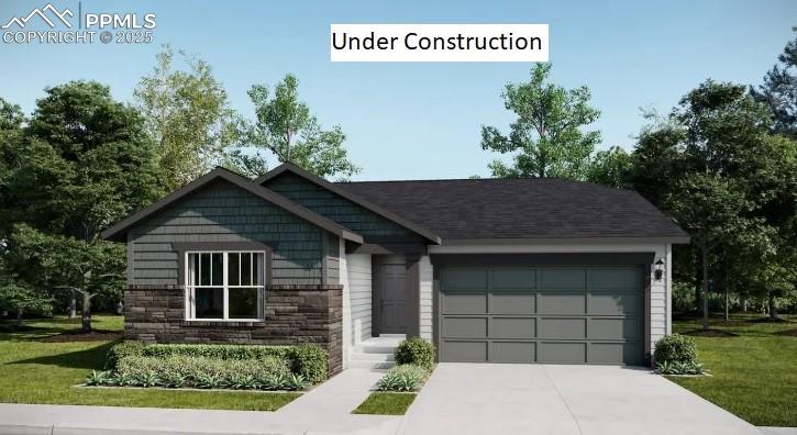 Caption: Front of Structure