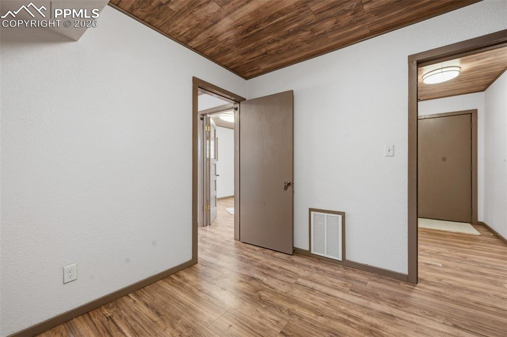 Image 41 of 50: Bedroom/Office 3. This ADU has a furnace and central a/c.