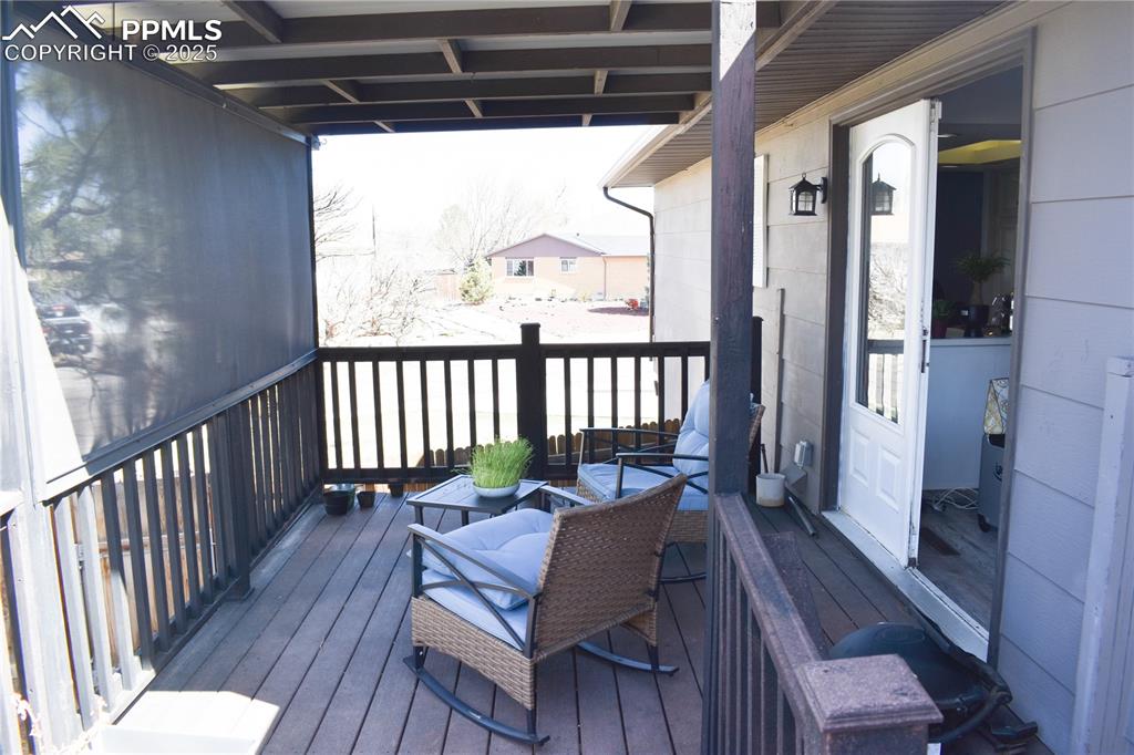 Image 15 of 24: View of wooden deck