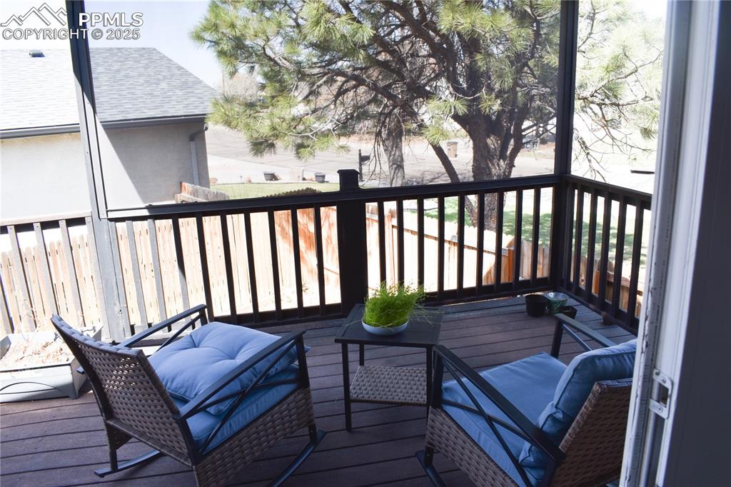 Image 18 of 24: View of wooden deck