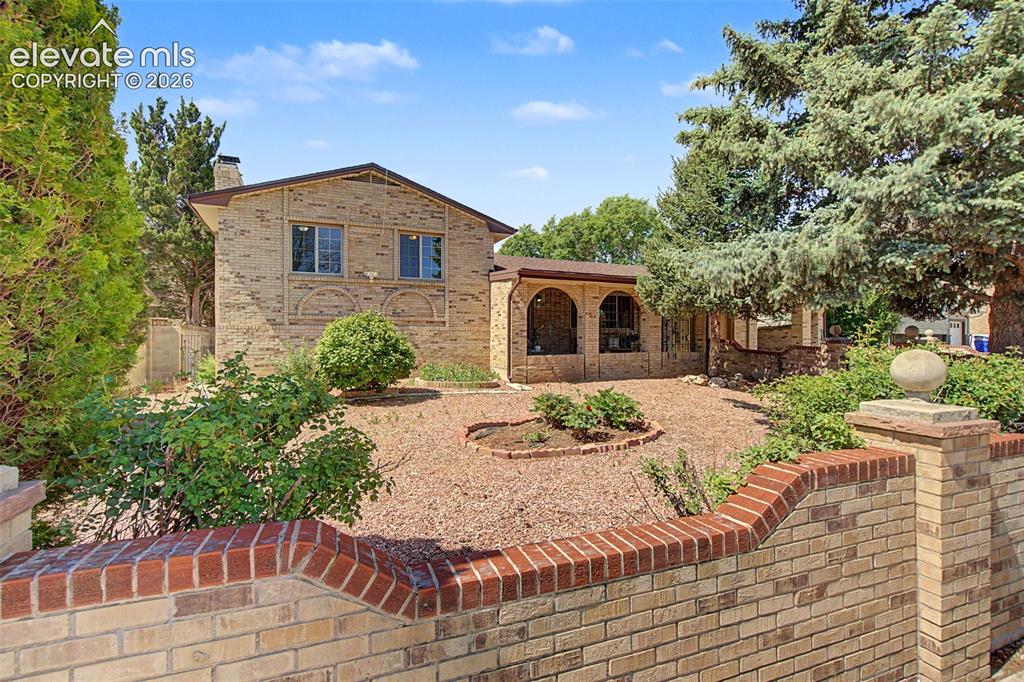 Caption: Private Front Garden