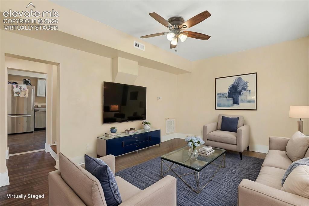 Image 10 of 23: Virtually staged living room