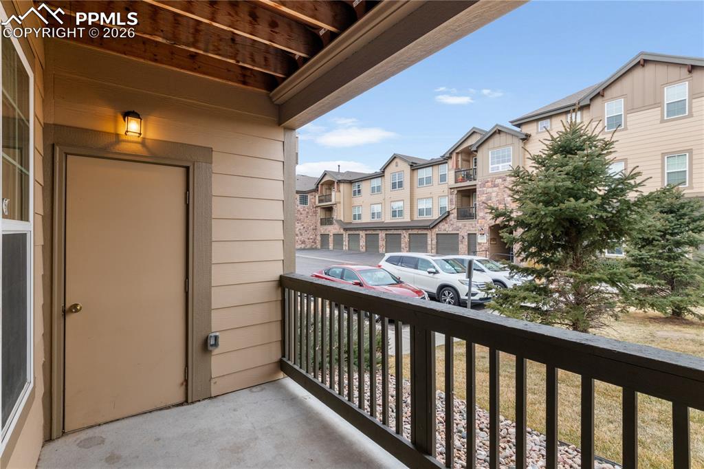 Image 30 of 33: storage closet & handicap spaces