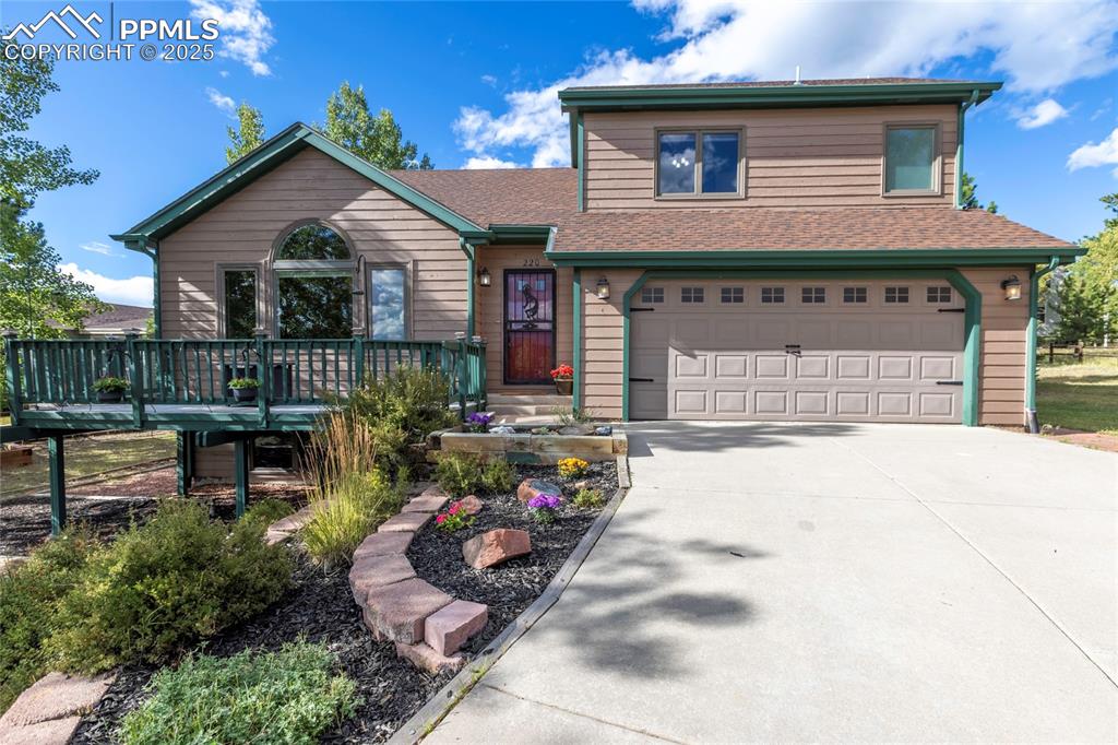 Caption: Colorado Mountain home  in Woodland Park