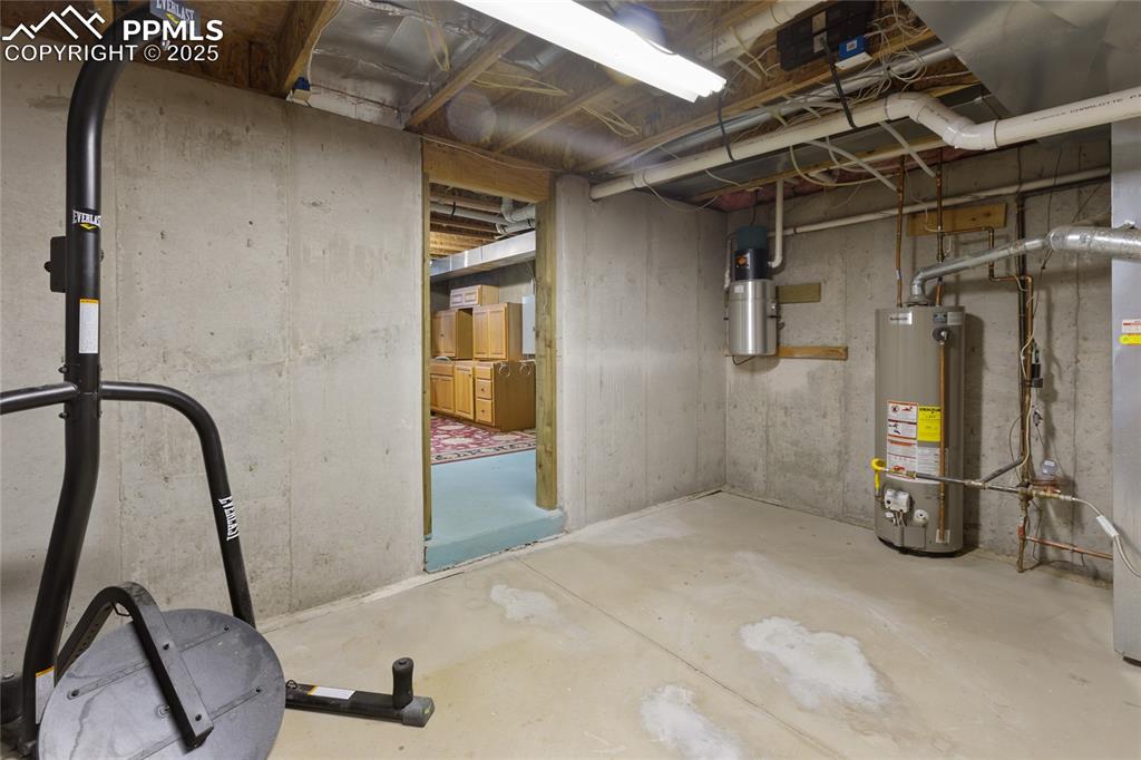 Image 34 of 44: Large unfinished furnace area