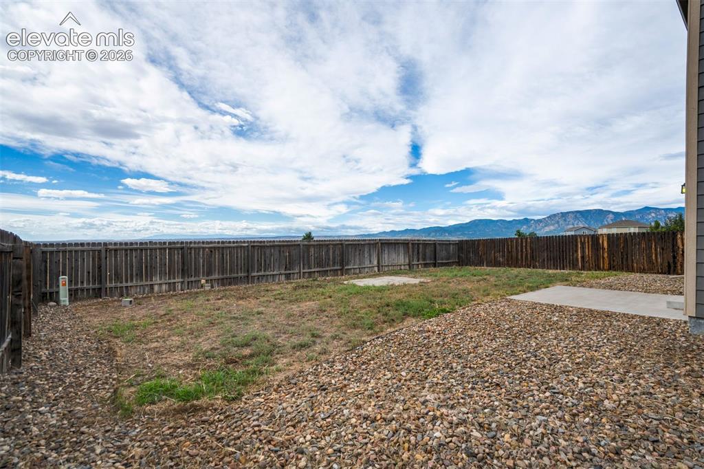 Image 38 of 39: Fully fenced with a Mountain View, ready for your design! 