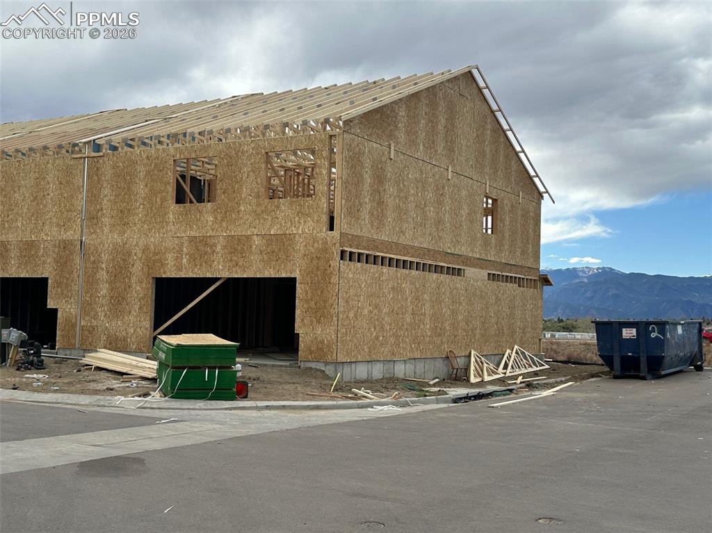 Caption: Front of Structure