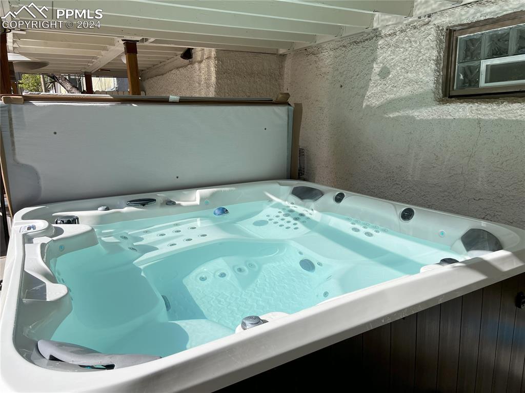 Image 38 of 49: Wonderful 96 jet hot tub