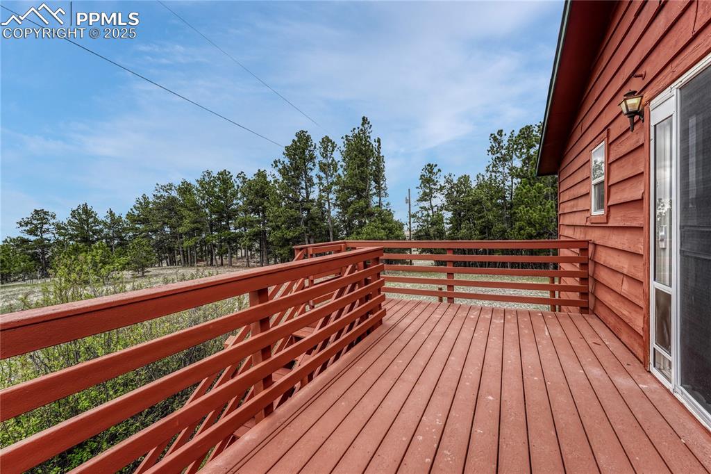 Image 18 of 50: Deck off the master - back