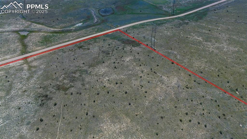 Image 11 of 17: Aerial view of South East Corner - Property Lines are approximate and not a