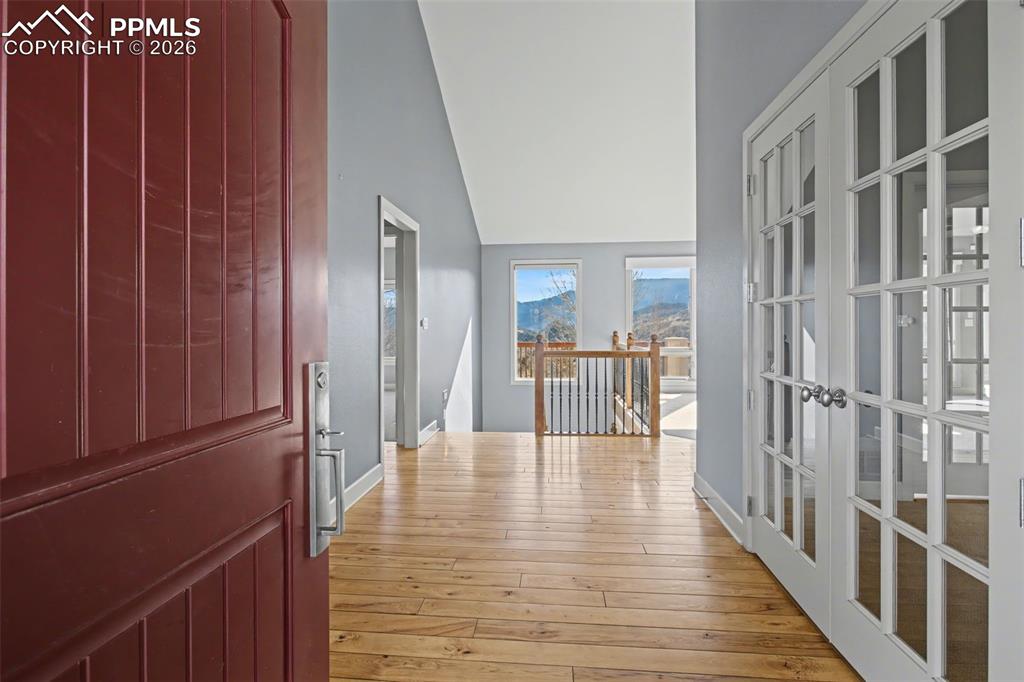 Image 4 of 44: Entry with view of mountains.