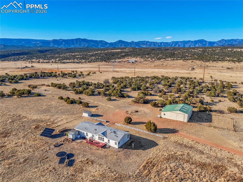 Image 48 of 50: Aerial View – Full Property Overview – Expansive panoramic view capturing t