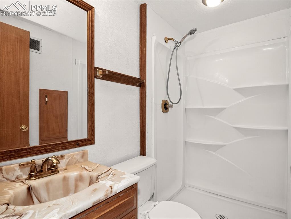 Image 30 of 44: Basement level 3/4 bathroom