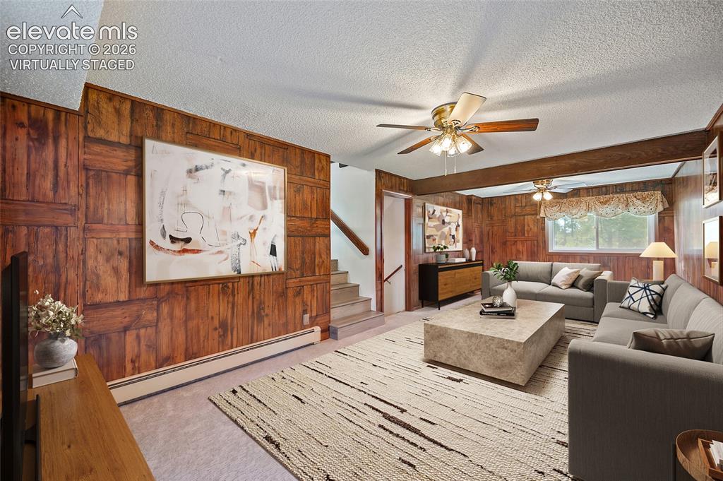 Image 15 of 50: virtually staged _ 2nd floor living room.