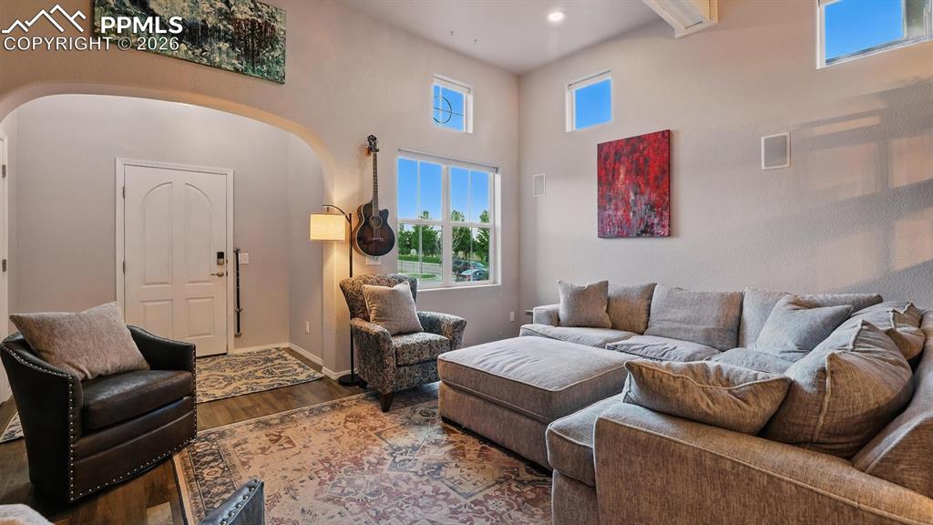 Image 7 of 50: Front Entry into the Living Room.