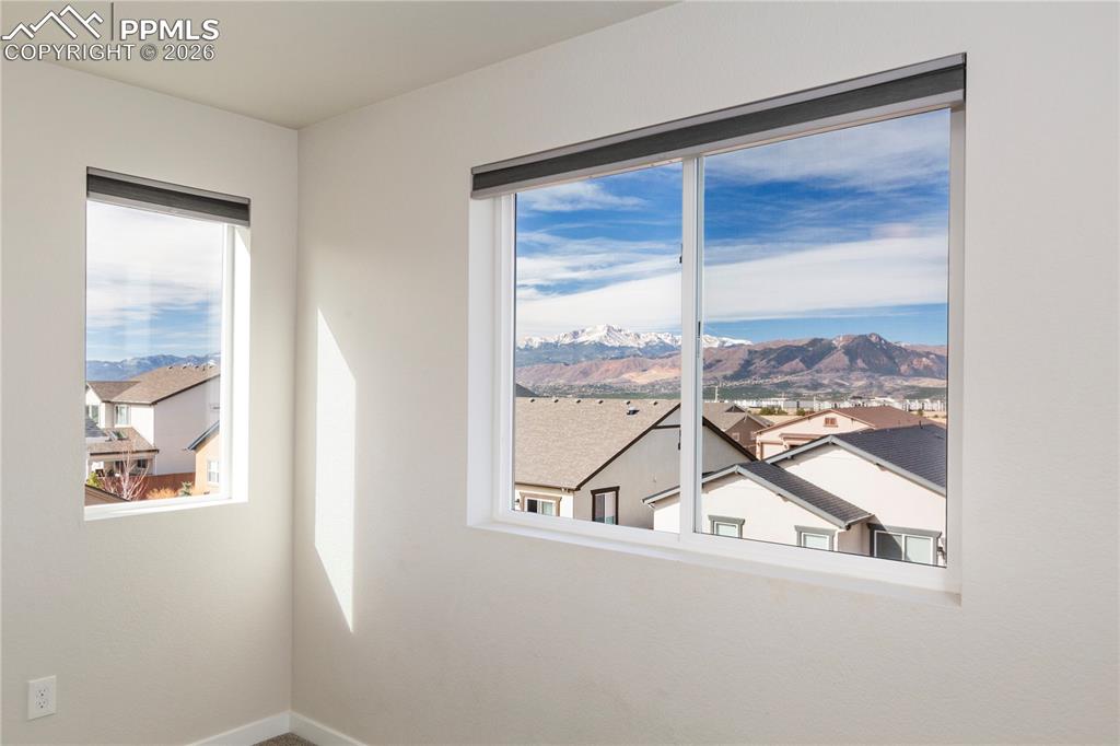 Image 38 of 50: More Pikes Peak and mountain range views.