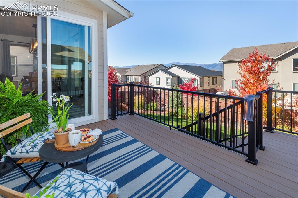 Image 4 of 50: Enjoy Pikes Peak and Front Range views from the composite deck.