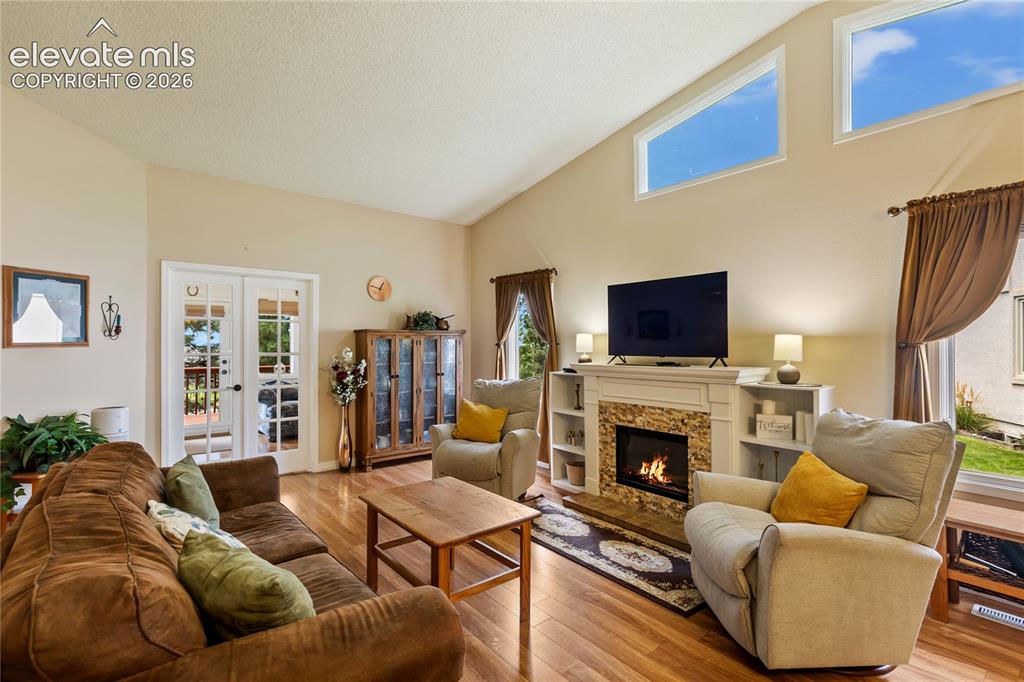 Image 18 of 43: The living room is bright, open and inviting!