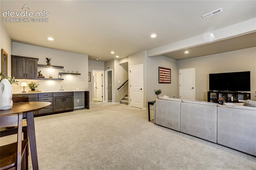 Image 27 of 50: Ready to Entertain |
A stylish wet bar creates the perfect setting for hos
