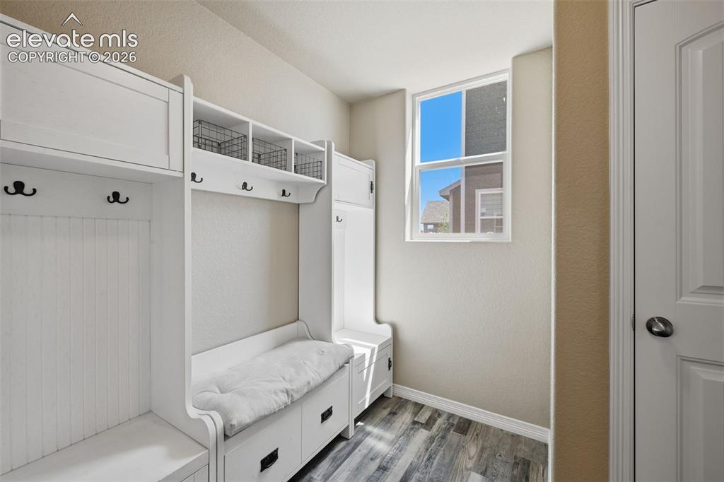 Image 13 of 43: Mudroom with Convenient Storage