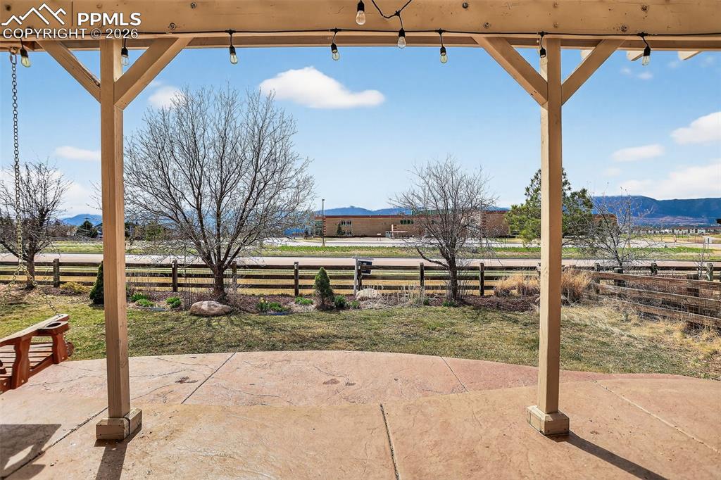 Image 22 of 22: View of patio / terrace featuring a mountain view