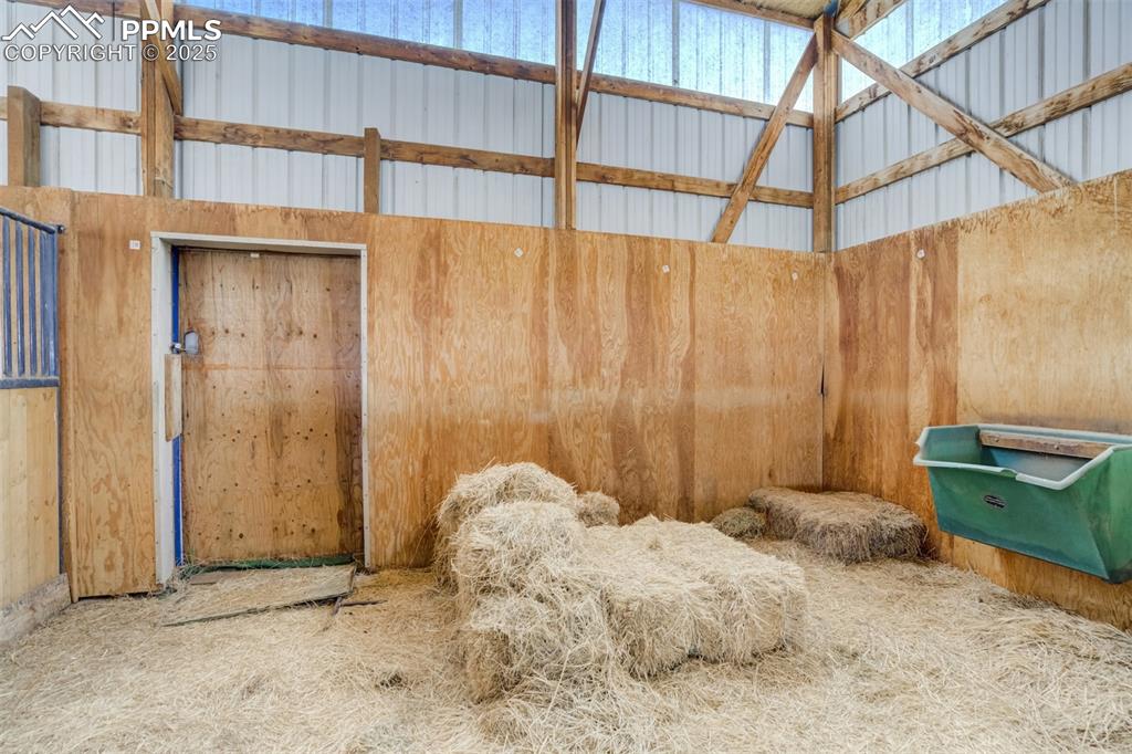 Image 42 of 50: View of horse barn