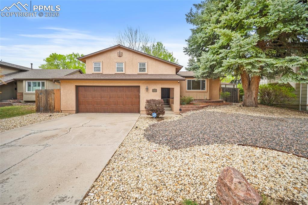 Image 1 of 50: Stucco ranch style home with 2403 Sq feet, 3 bed, 2 bath oversized 2 car ga