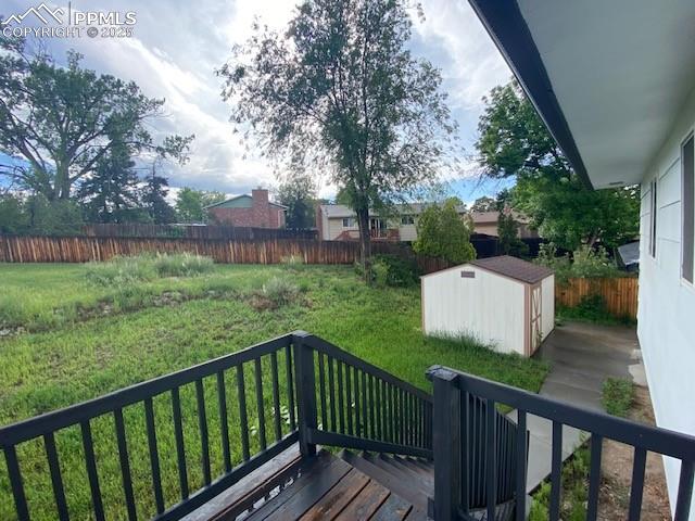 Image 22 of 26: View of wooden deck