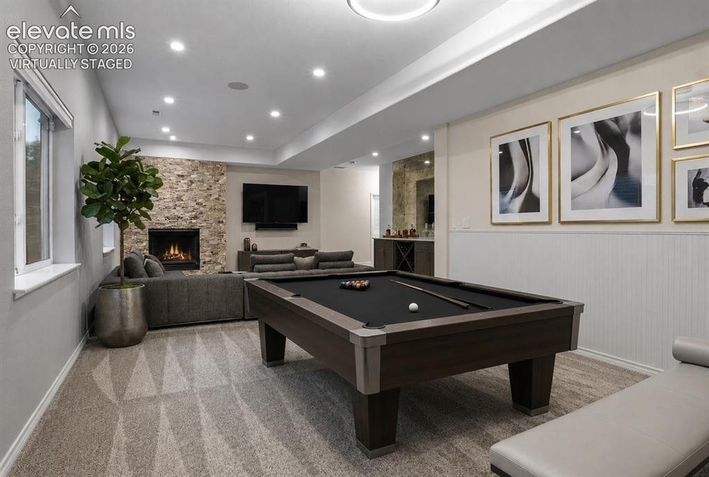 Image 32 of 50: Virtually staged - LL family room