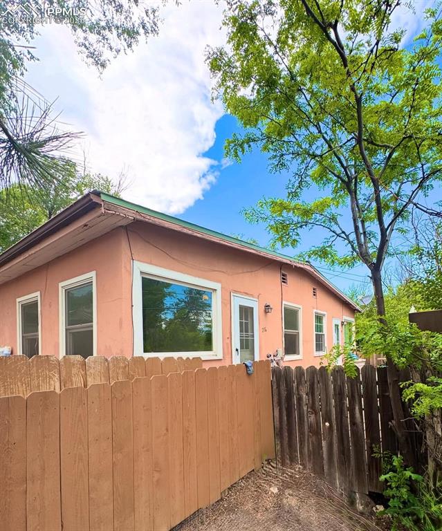 Caption: Front of Structure