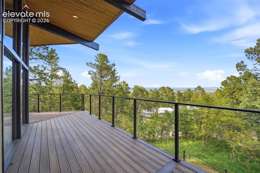 Image 3 of 48: Newer deck with expansive City views
