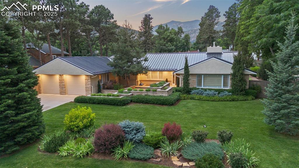 Caption: Front of Structure