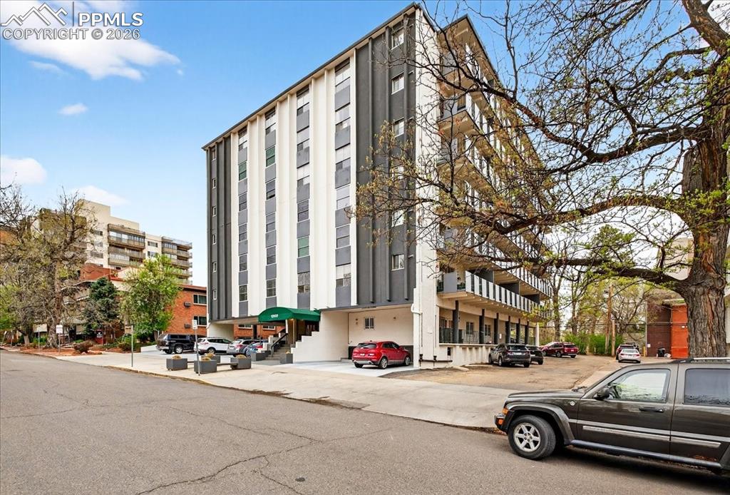 Caption: Front of Structure