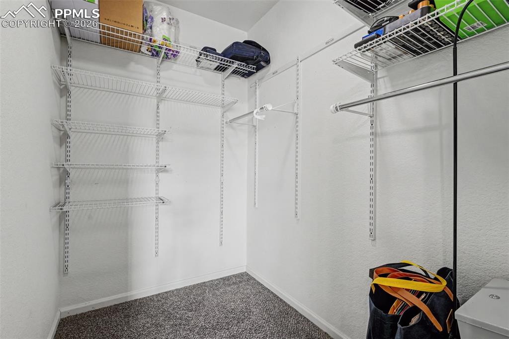 Image 29 of 47: Upper-Level 4th Bedroom (or Office) Walk-in Closet