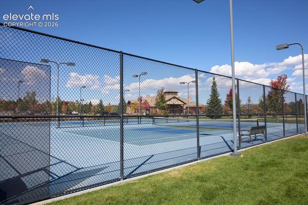 Image 47 of 48: A junior Olympic style pool and aquatic center, gym and pickle ball courts