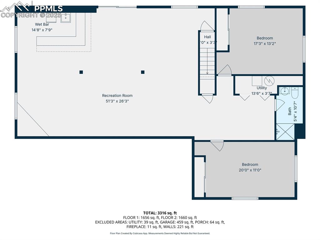 Image 48 of 49: Basement floor plan