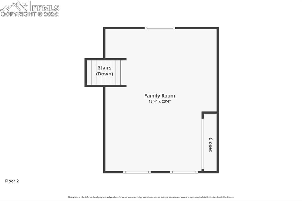 Image 36 of 38: Upper level family room