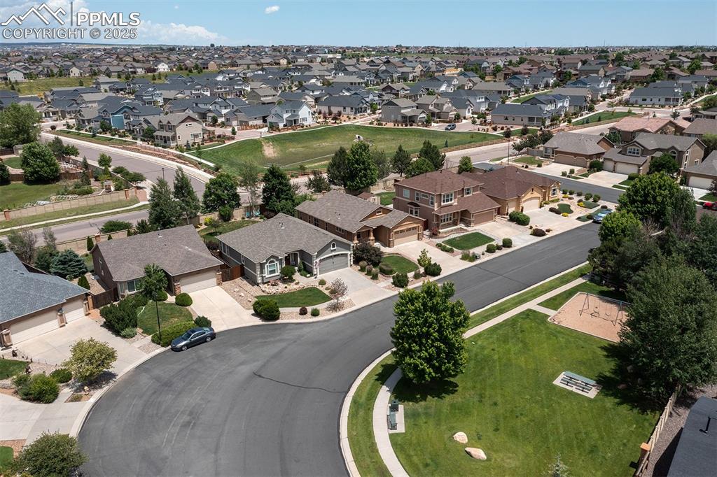 Image 38 of 46: Aerial overview of property