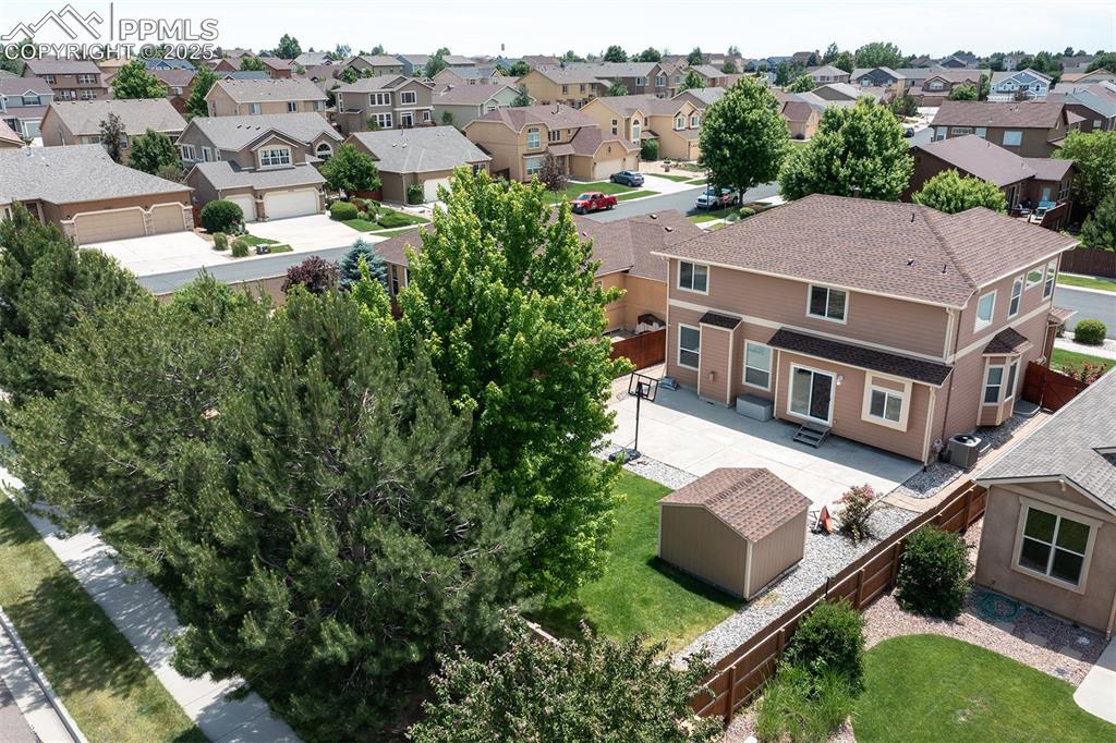 Image 42 of 46: Aerial view of residential area