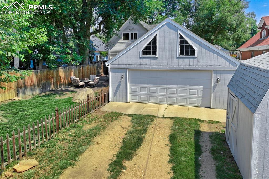 Image 31 of 37: View of detached garage