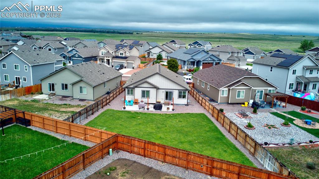 Image 29 of 37: Aerial perspective of suburban area
