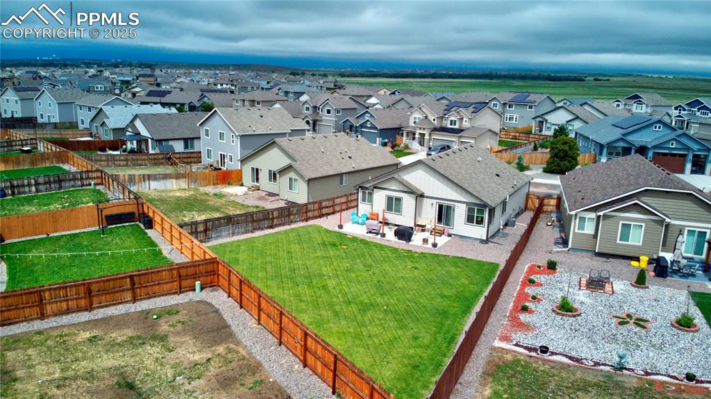 Image 30 of 37: Aerial view of residential area