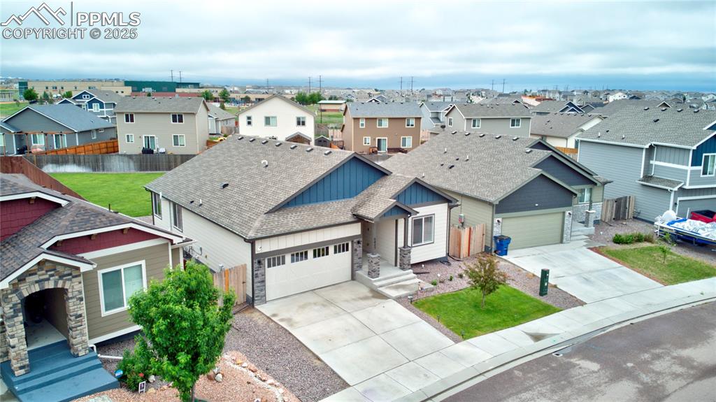 Image 32 of 37: Aerial view of residential area