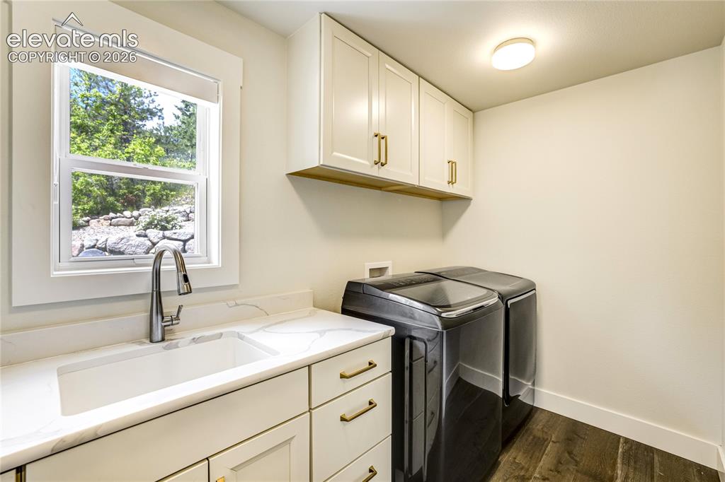 Image 24 of 50: One of 2 Laundry Rooms (Main and Lower Levels)