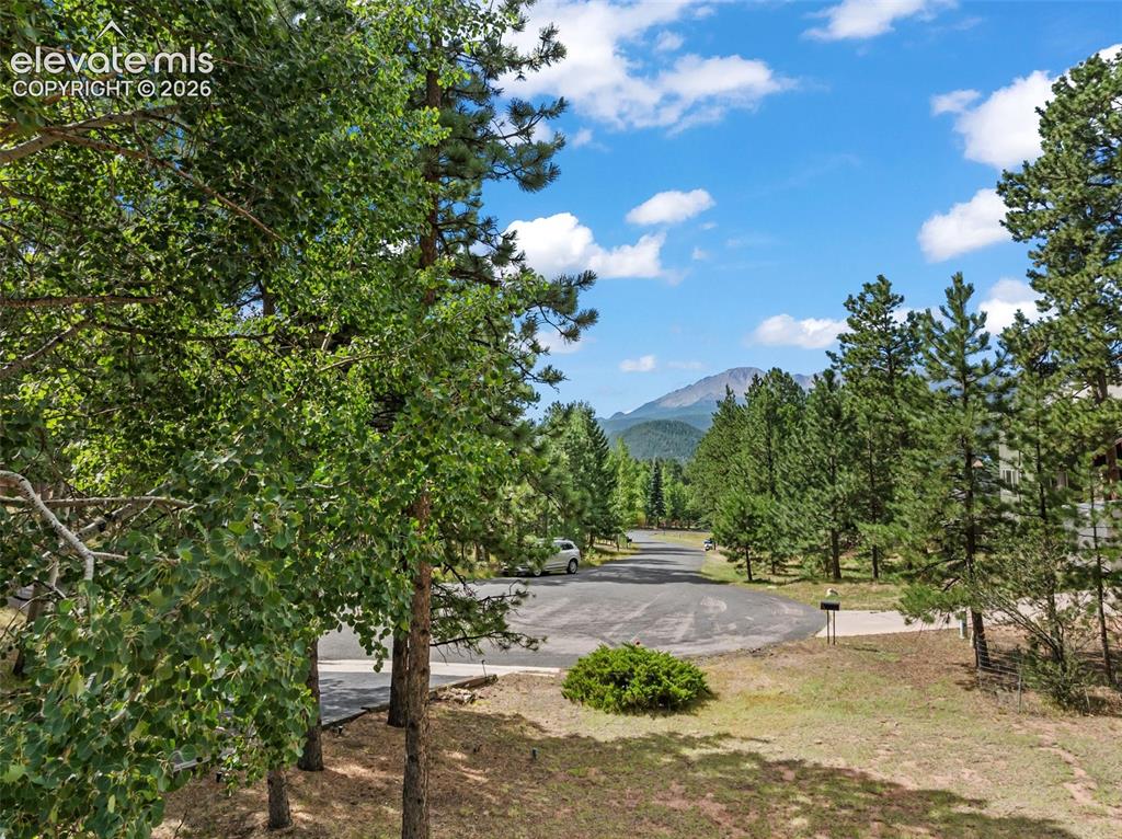 Image 28 of 31: View of Pikes Peak from Sun Room!